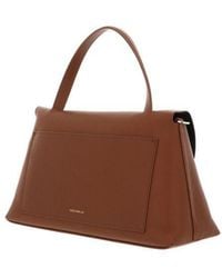 Coccinelle - Top Handle Bag Cognac- Bovine Leather Top-Handle-Bags - Lyst