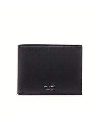 Ferragamo - Classic Bi-Fold Leather Wallet - Lyst