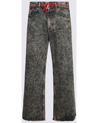 Marni - Cotton Denim Jeans - Lyst