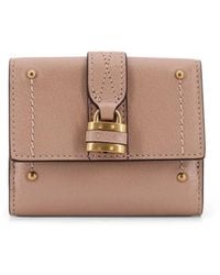 Chloé - Mini Portefeuille Trifold Paddington Wallet - Lyst