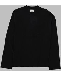 Arte' - Long-Sleeve T-Shirt With Logo Patch Cotton T-Shirts And Polos - Lyst