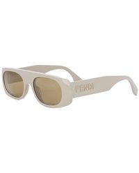 Fendi - Sunglasses Rectangle Full Rim, Shiny Frame And Lens Fe40169I45E Default Title - Lyst