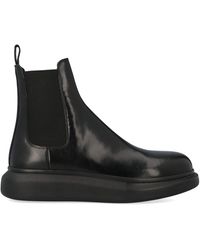 Alexander McQueen - 'oversize Sole' Chelsea Boots - Lyst