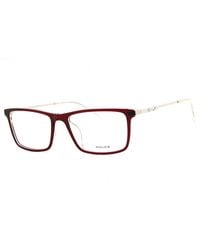 Police - Police Vpld08 Rectangular Acetate Eyeglasses - Lyst