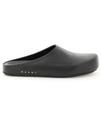 Marni - Leather Clogs - Lyst