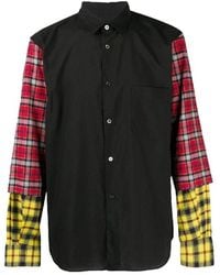 Comme des Garçons - Checked Sleeve Shirt - Lyst