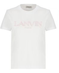 Lanvin - T-shirts And Polos White - Lyst