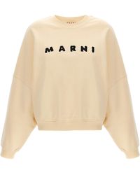 Marni - Logo Print Sweatshirt - Lyst