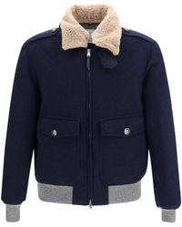 Brunello Cucinelli - Cashmere Beaver Jacket - Lyst