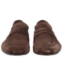 Premiata - Suede Moccasins Calf Leather Loafers - Lyst