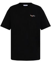 Off-White c/o Virgil Abloh - T-Shirt With A Colorful Printed Logo - Lyst