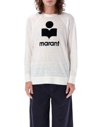 Isabel Marant - Kieffer Long Sleeve Logo Tee-shirt - Lyst