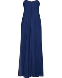 Alexander McQueen - Silk Chiffon Bustier Gown - Lyst