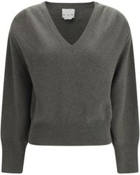 Sa Su Phi - V-Neck Cashmere Sweater Kashmir/Capra Hircus - Lyst