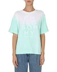 Philosophy Di Lorenzo Serafini - Crew Neck T Shirt - Lyst
