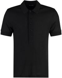Tom Ford - Ribbed Knit Polo Shirt - Lyst