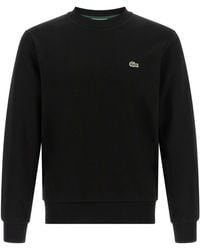 Lacoste - Logo-Embroidered Sweatshirt - Lyst