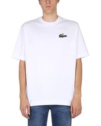 Lacoste - T-Shirt With Logo - Lyst