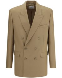 Saint Laurent - Wool Blazer Jacket - Lyst