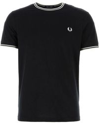 Fred Perry - Cotton T-Shirt - Lyst