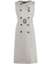 Moorer - Aurelia Techno Fabric Trench Coat - Lyst