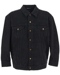 Saint Laurent - Cotton Denim Jacket - Lyst