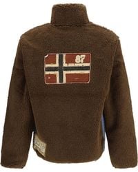 Napapijri - Archive Full-Zip Fleece Sweater Polyester Jacket - Lyst