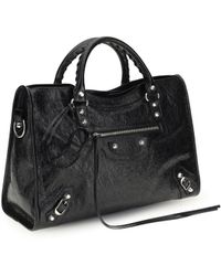 Balenciaga - Handbag Le City Lambskin Shoulder Bags - Lyst