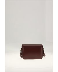 Celine - Shoulder Bag Teen Triomphe Syrah- Cotton Syrah/ Calf Leather - Lyst