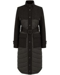 Patrizia Pepe - Belted Quilted Long Coat - Lyst