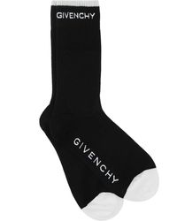 Givenchy - Logo Intarsia Crew Socks - Lyst