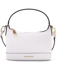 Michael Kors - Wythe Leather Handbag With Frontal Logo - Lyst