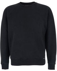 Tom Ford - Crewneck Sweatshirt With Logo Patch On The Front - Lyst