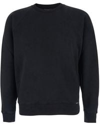 Tom Ford - Crewneck Sweatshirt With Logo Patch On The Front - Lyst