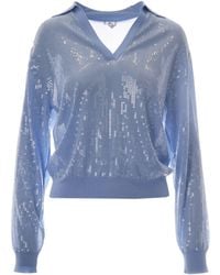 Liu Jo - Maglia Bell Sequins - Lyst