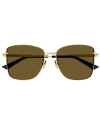 Bottega Veneta - Sunglasses Rectangle Full Rim, Frame And Lens Bv1237S002 - Lyst