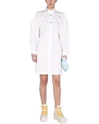 Bottega Veneta - High-Neck Dress Cotton - Lyst