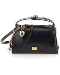Dolce & Gabbana - 'Vittoria' Mini Handbag With Adjustable And Removable Shoulder Strap And Charm On The Front - Lyst