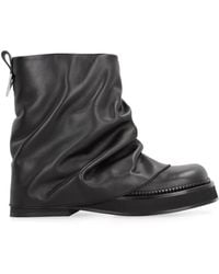 The Attico - Leather Ankle Boots Mini Robin - Lyst