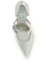 Roger Vivier - Pumps Efflorescence Dorsay Satin Silk - Lyst