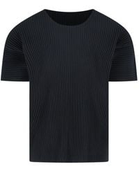 Homme Plissé Issey Miyake - Pleated T-Shirt - Lyst