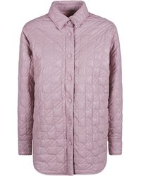 MSGM - Quilted Buttoned Jacket - Lyst