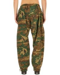Givenchy - Camouflage Pants Cotton Trousers - Lyst