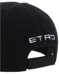 Etro Baseball Hat - Black