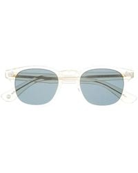 Garrett Leight - Garrett Leight Ace Crystal Clear Acetate Sunglasses — Clear - Lyst