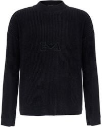 Emporio Armani - Turtleneck Sweater Tech Fabric Cotton Tops - Lyst
