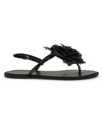 Le Silla - Calf Leather Bos Taurus Flat Sandals - Lyst