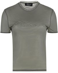 Blumarine - Tulle T-Shirt - Lyst