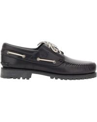 Timberland - Boat Shoe Lake House 3-Eye Lug Monks Robe Monk's Leather Loafers - Lyst