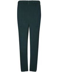 Issey Miyake - Pleated Straight Trousers - Lyst